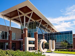 Link to campus photo of ECU Student Center