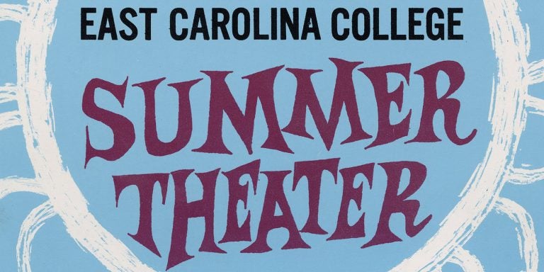 ECU Summer Theatre poster