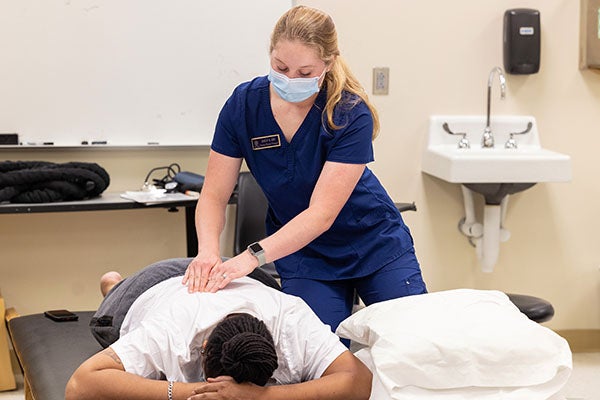 The clinic is free for patients, which is a key part of the College of Allied Health Sciences' mission of service to the community.