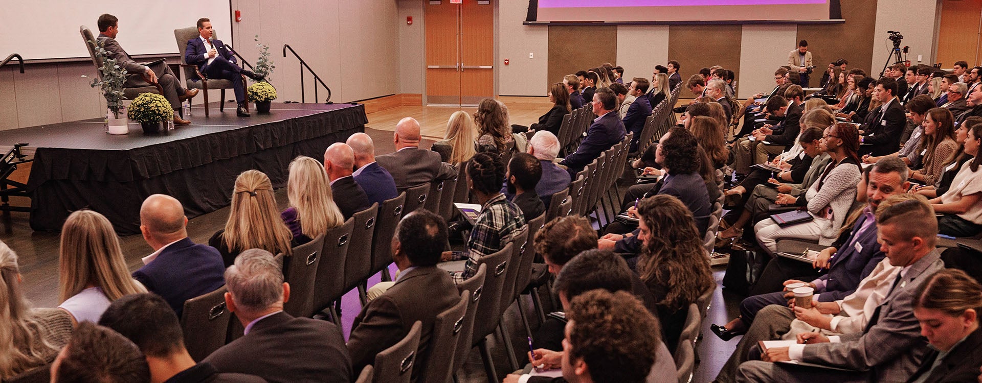 More than 1,200 students, alumni and presenters attended the annual business leadership conference organized by East Carolina University’s College of Business.