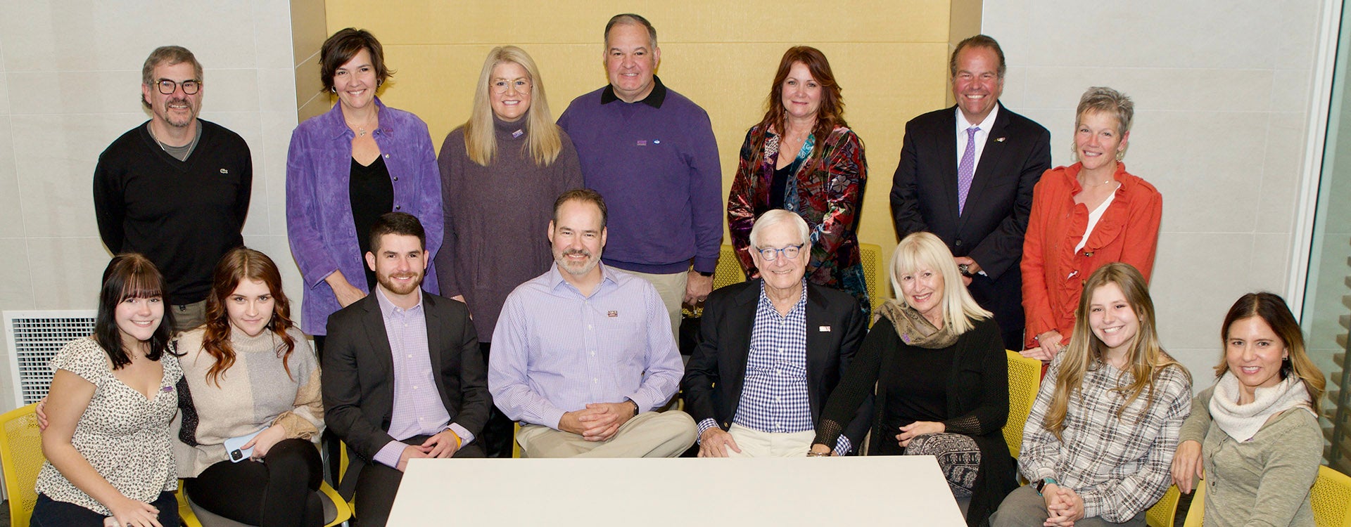 Generations of Conrads celebrate the lives of Ken and Lee Conrad in the conference room named in the couple’s memory.