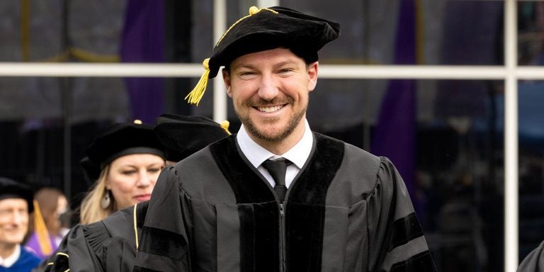Dusk Stroud graduated with his doctorate from ECU’s Department of Educational Leadership in May of 2022