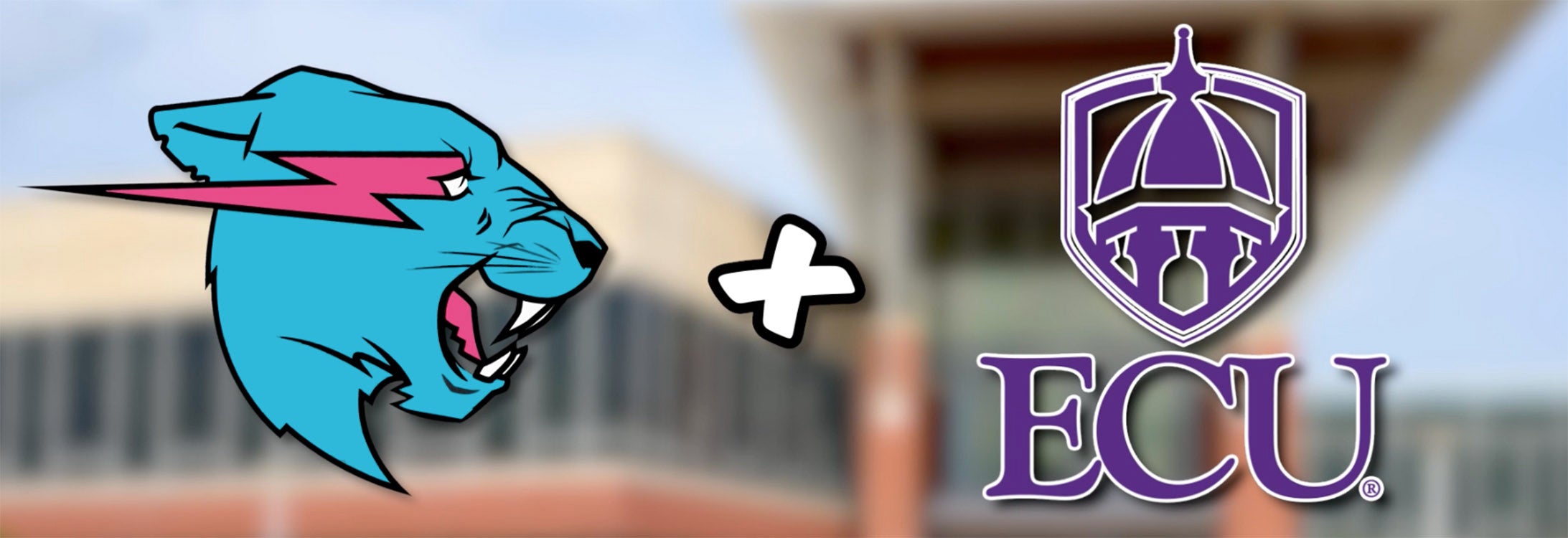 MrBeast and ECU logos