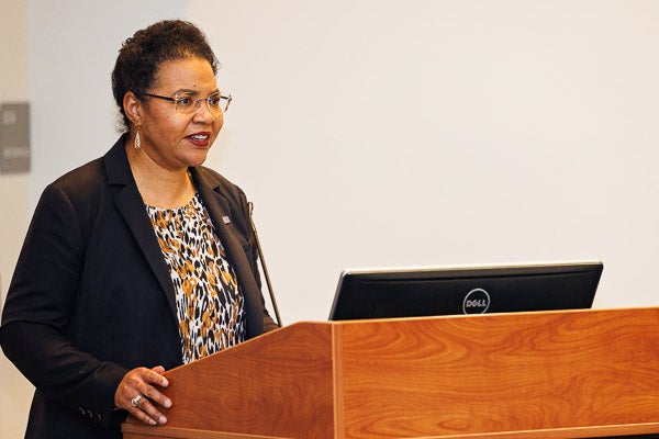 Provost Robin Coger shared her appreciation for the faculty and staff members in the Division of Academic Affairs.
