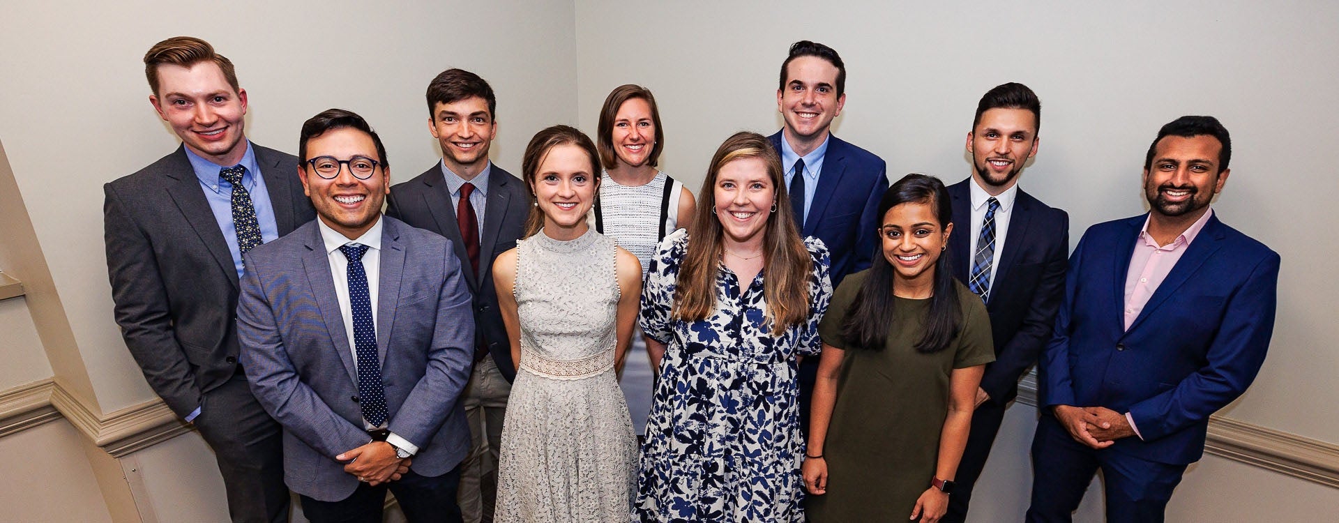 Recent inductees of the Brody School of Medicine's chapter of the Gold Humanism Honor Society were recognized in November.