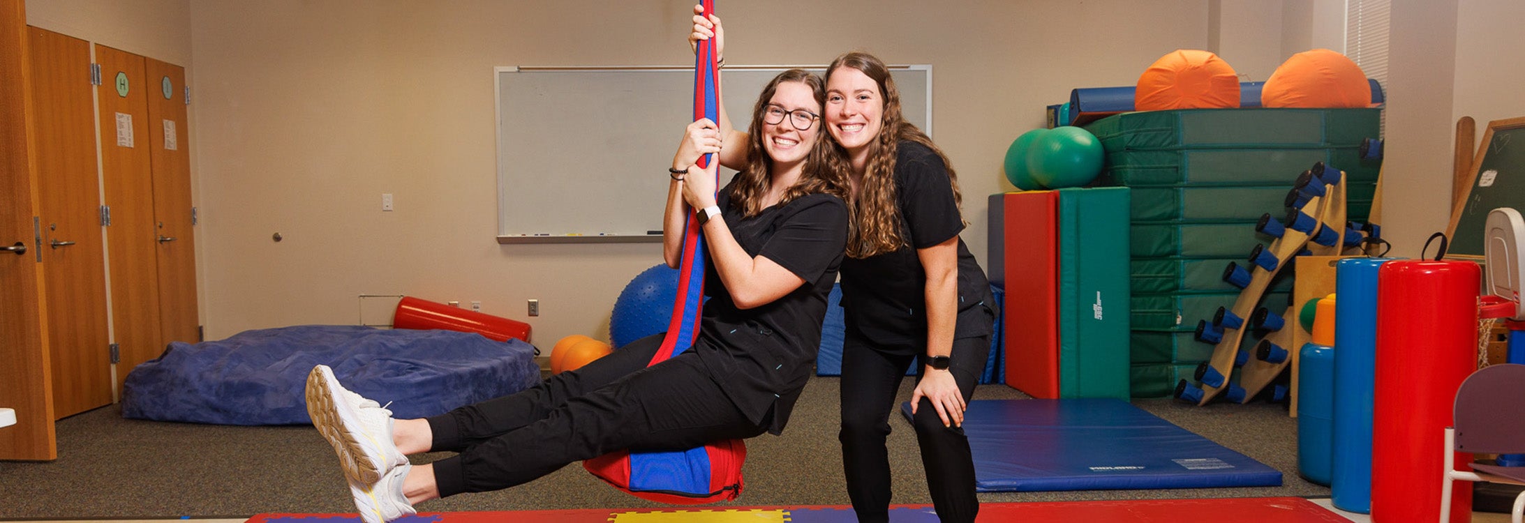 Identical twins Madison and Skylar Rogan are enrolled in the College of Allied Health Science’s Occupational Therapy master’s degree program at East Carolina University.