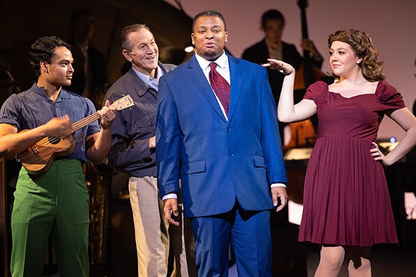 The cast, crew and producers of “Swing!” worked for six weeks to put together the show.
