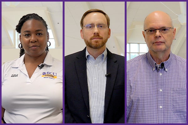 East Carolina University fourth-year medical student and Brody Scholar Kayla Mayes, along with alumni Chris Taylor and Marty Williams, served on this year’s Brody Scholar selection committee. 