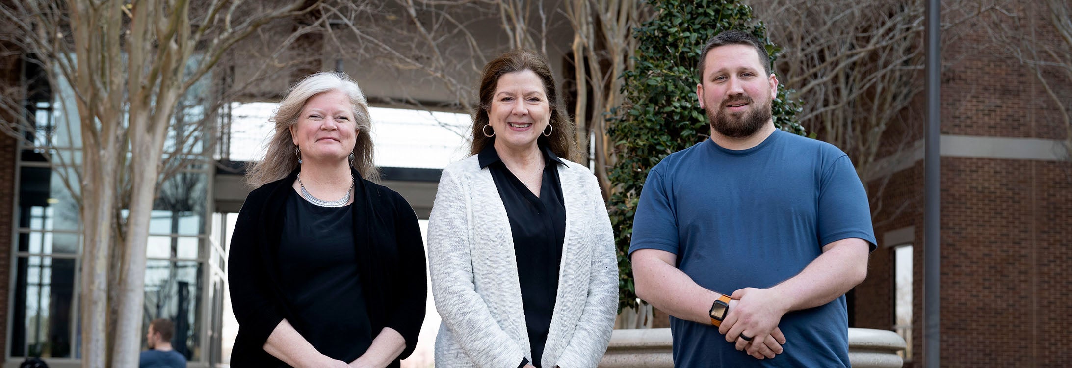 The East Carolina University College of Nursing’s Courtney Caiola, Becky Bagley, and John Smoot played a pivotal role in helping a nursing student care for her newly adopted child.