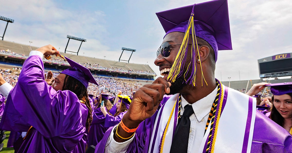 SPRING COMMENCEMENT News Services ECU