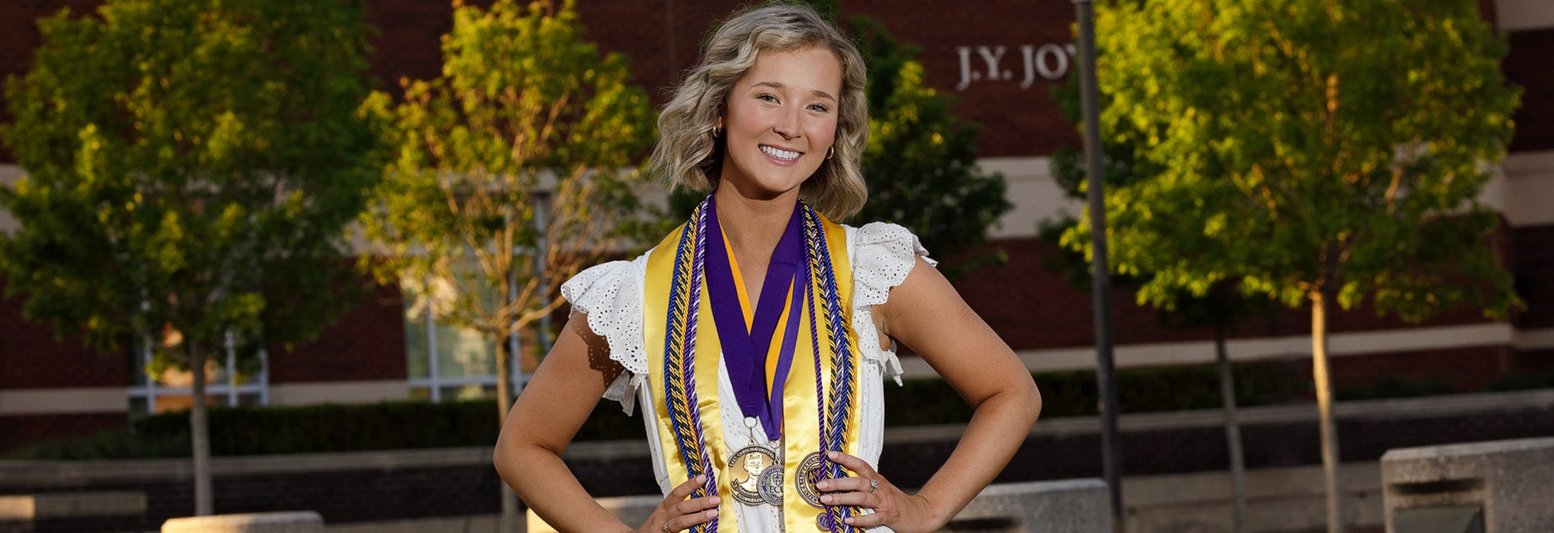 Stepping out of her shell during her time at East Carolina University led senior Wrenn Whitfield to find her home at ECU.