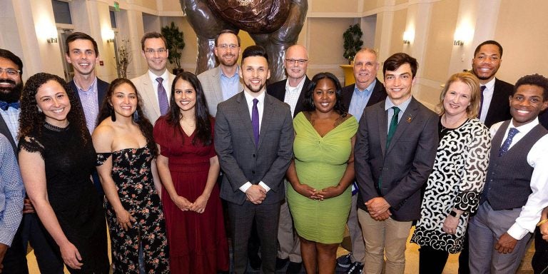 Current and past Brody Scholars gathered to celebrate the 40th anniversary of the Brody Scholars program.