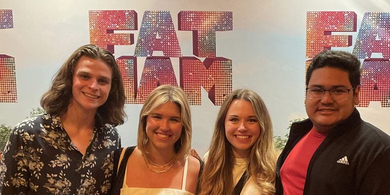 This spring, East Carolina University students saw the Pulitzer Prize-winning play “Fat Ham” on Broadway. (Contributed photos) 