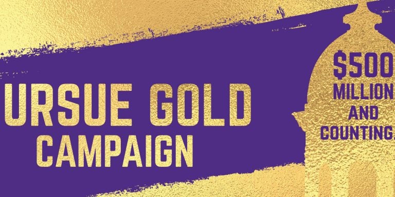 Pirate Nation has raised $503.7 million and counting in the Pursue Gold campaign. (ECU graphic)