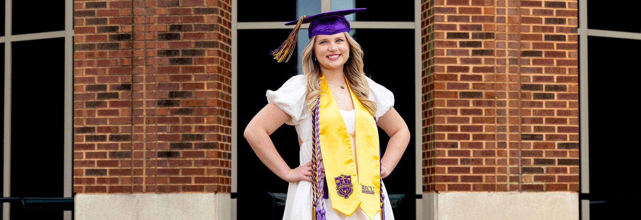 Lauren Briggs’ is a graduate of ECU’s College of Nursing and will return to Pirate Nation for her graduate studies. (Photo by Rhett Butler)