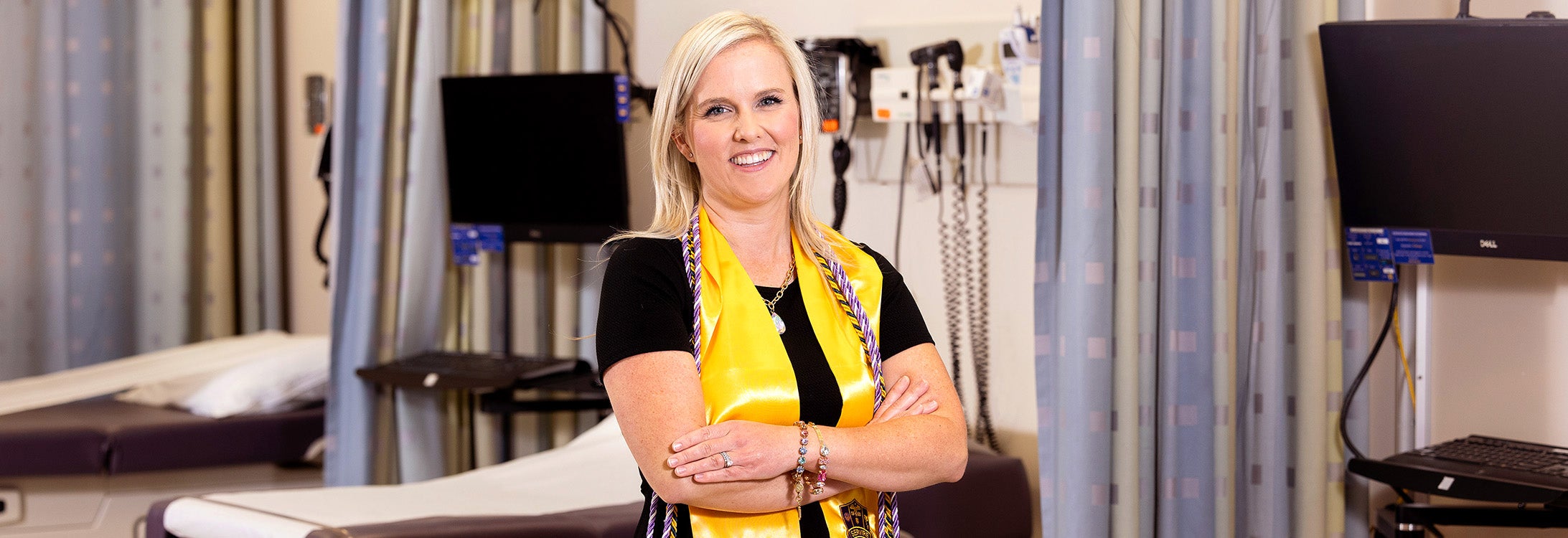 ECU Psychiatric Mental Health Nurse Practitioner graduate Karmen Harris is working to create opportunities for nurses in forensic care for victims of crime and abuse. (Photos by Rhett Butler)