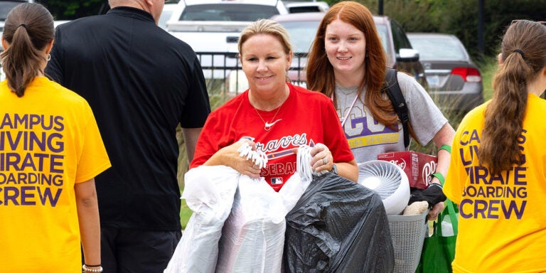 East Carolina University welcomed students back to campus during move-in from Aug. 16-18.