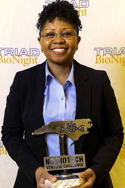 Dr. Rukiyah Van Dross-Anderson, professor in the Brody School of Medicine, received $40,000 from the NC Biotechnology Center in seed funding for her company, Claradele Pharmaceuticals, which is working on a patented therapeutic to treat melanoma. (Contributed)