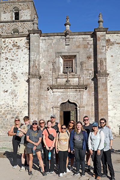 Students visited several culturally significant areas of Mexico, such as the San Javier Mission, one of the best-preserved missions in Baja.