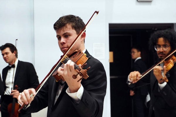 Ford Amerson was one of 10 viola players selected to attend the Texas Music Festival. (Contributed photo)